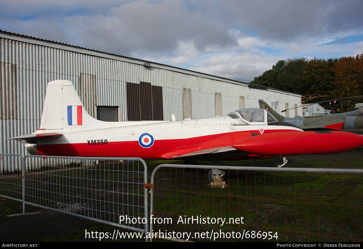 Aircraft Photo of XM350 | Hunting P.84 Jet Provost T3A | UK - Air Force | AirHistory.net #686954