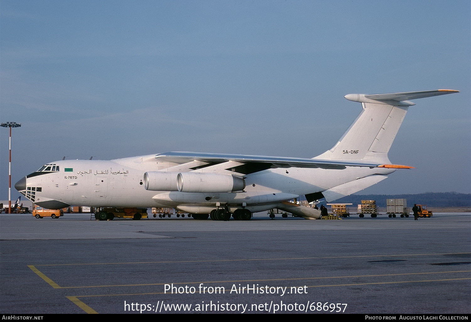 Aircraft Photo of 5A-DNF | Ilyushin Il-76TD | Jamahiriya Air Transport | AirHistory.net #686957