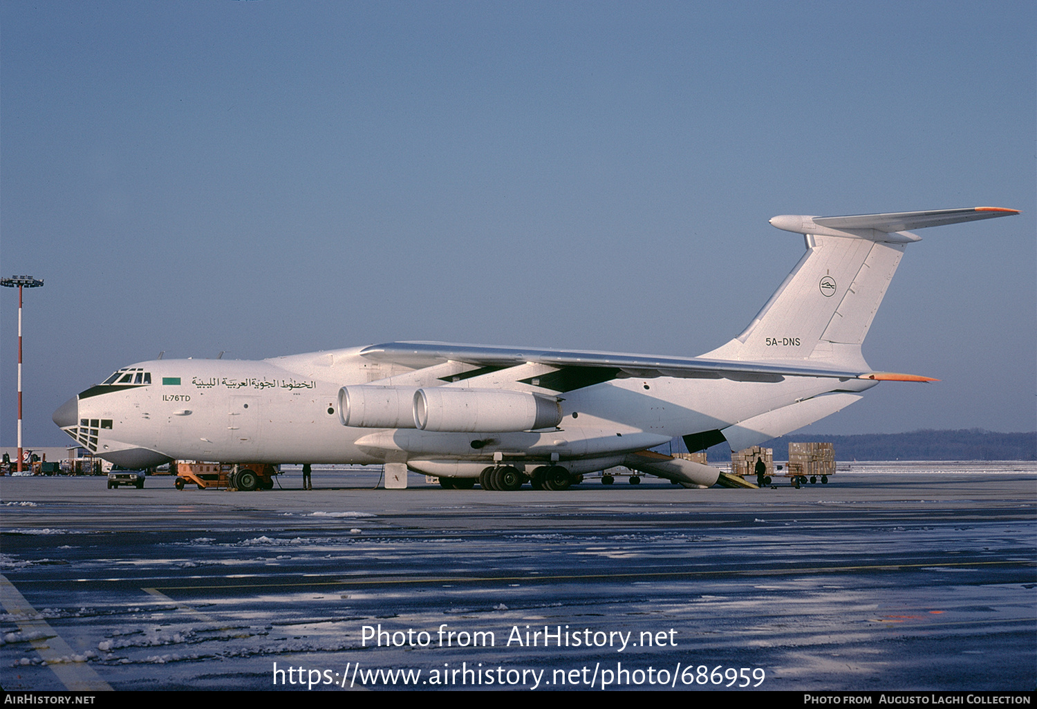 Aircraft Photo of 5A-DNS | Ilyushin Il-76TD | Libyan Arab Airlines | AirHistory.net #686959