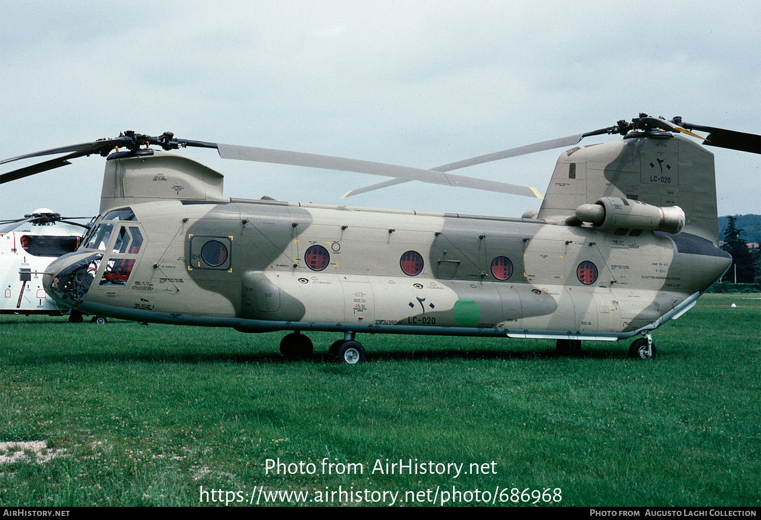 Aircraft Photo of LC-020 | Boeing Vertol CH-47C Chinook | Libya - Air Force | AirHistory.net #686968