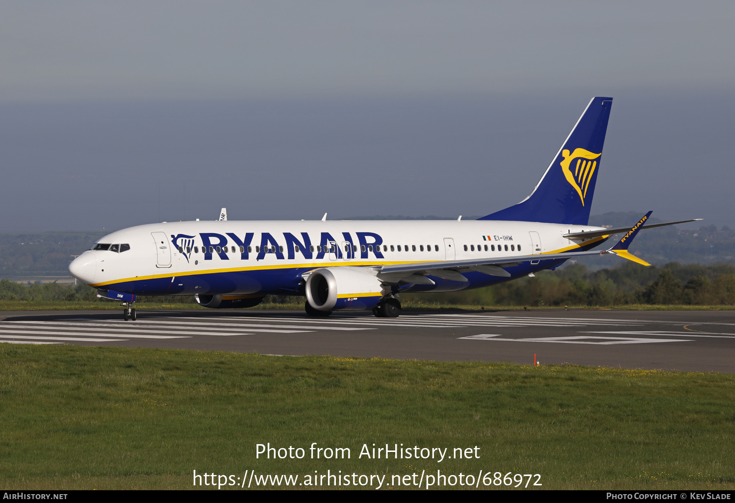 Aircraft Photo of EI-IHW | Boeing 737-8200 Max 200 | Ryanair | AirHistory.net #686972