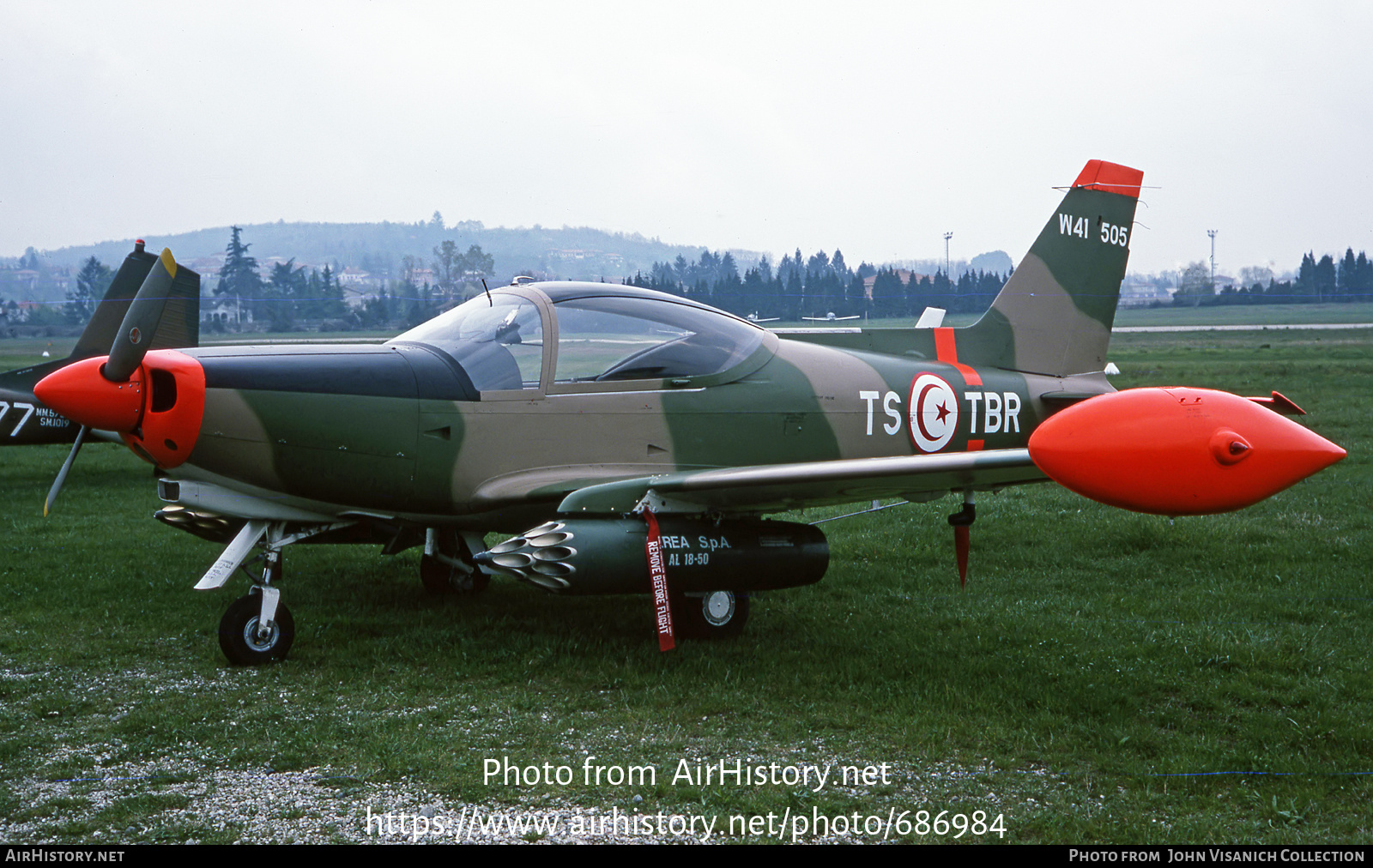 Aircraft Photo of W41 505 / TS-TBR | SIAI-Marchetti SF-260 | Tunisia - Air Force | AirHistory.net #686984