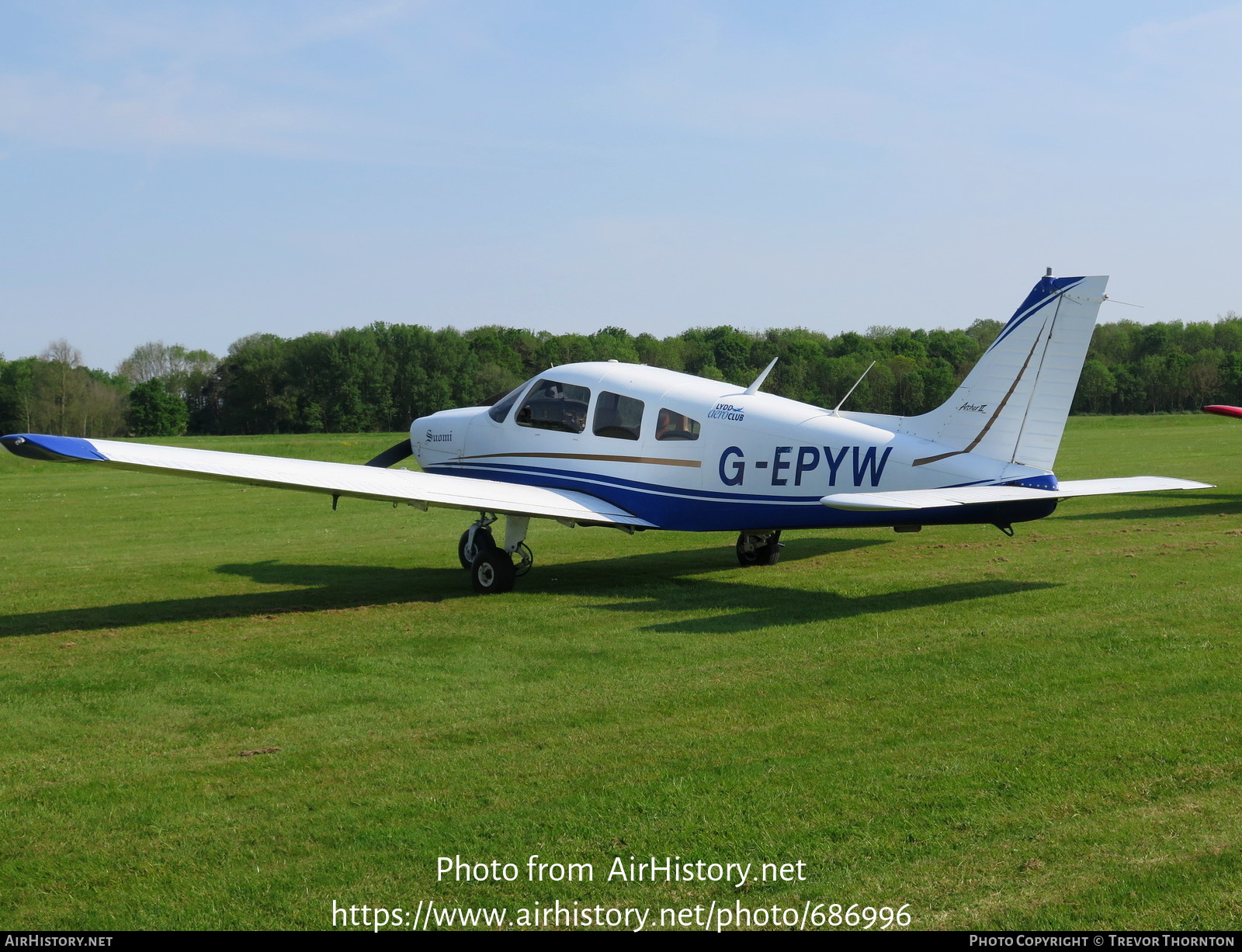 Aircraft Photo of G-EPYW | Piper PA-28-181 Archer | Lydd Aero Club | AirHistory.net #686996