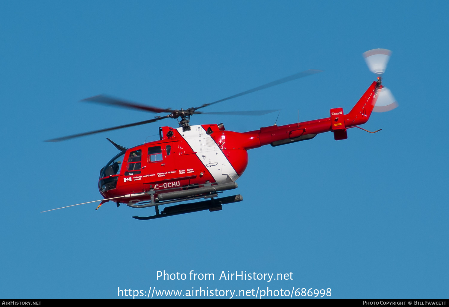 Aircraft Photo of C-GCHU | MBB BO-105S CDN BS-4 | Canadian Coast Guard | AirHistory.net #686998