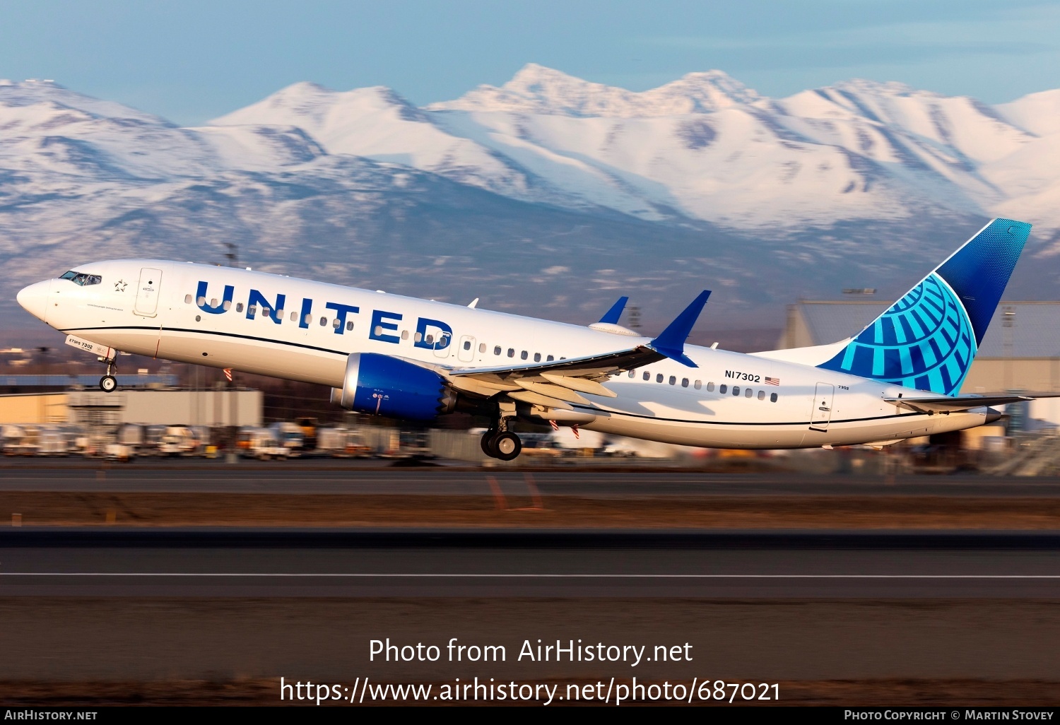 Aircraft Photo of N17302 | Boeing 737-8 Max 8 | United Airlines | AirHistory.net #687021