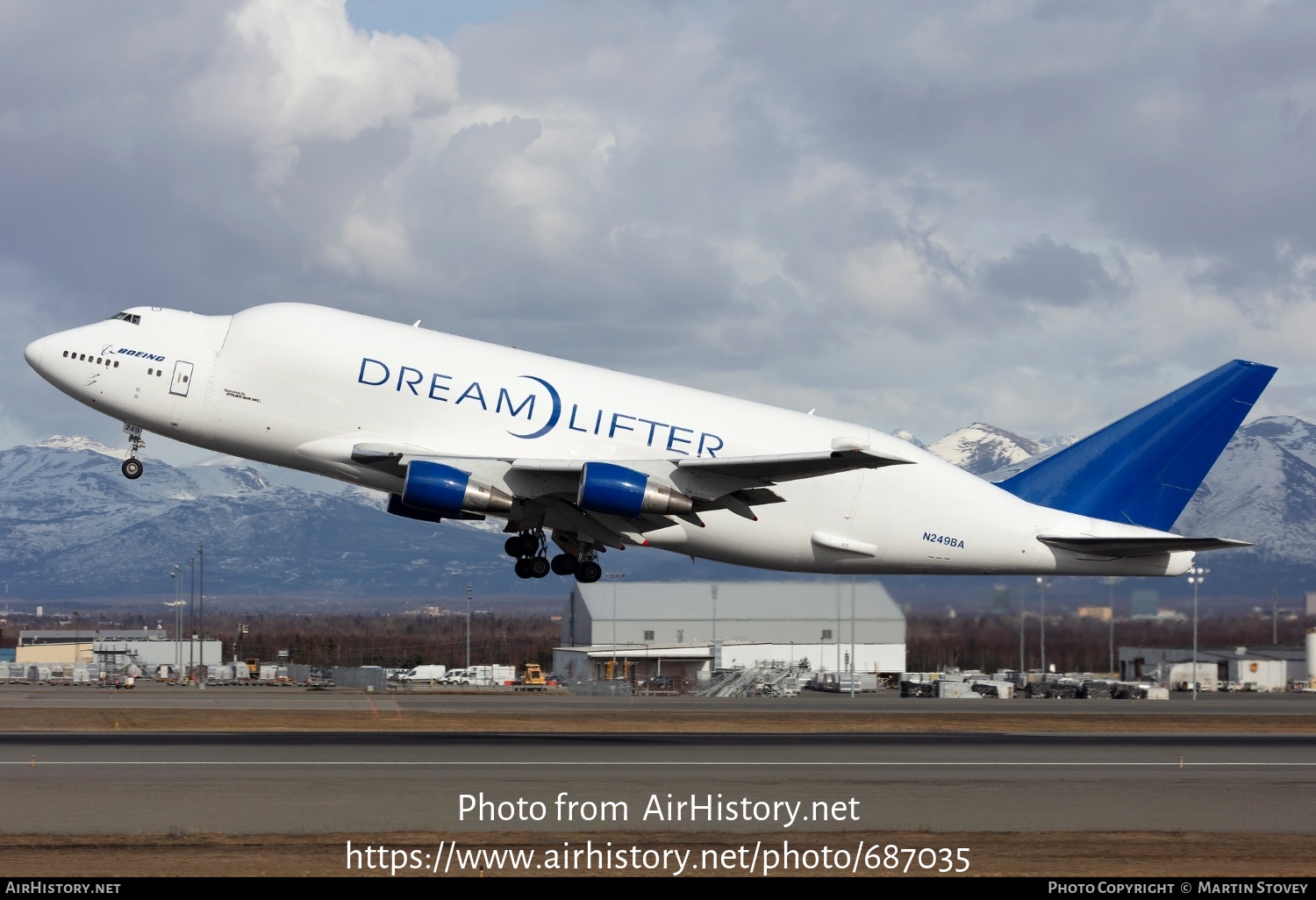 Aircraft Photo of N249BA | Boeing 747-409(LCF) Dreamlifter | Boeing | AirHistory.net #687035