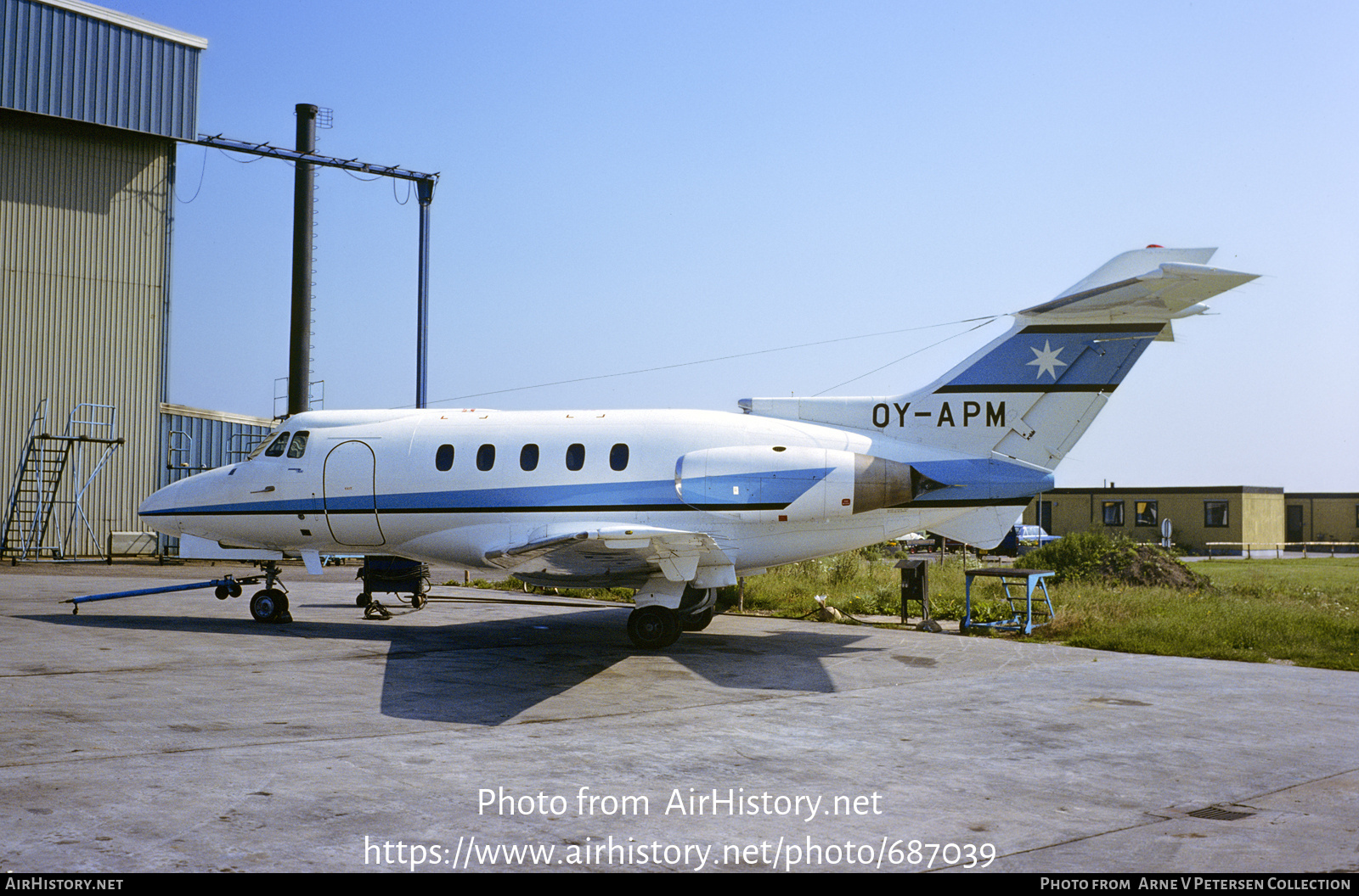 Aircraft Photo of OY-APM | Hawker Siddeley HS-125-400B | Maersk Air | AirHistory.net #687039