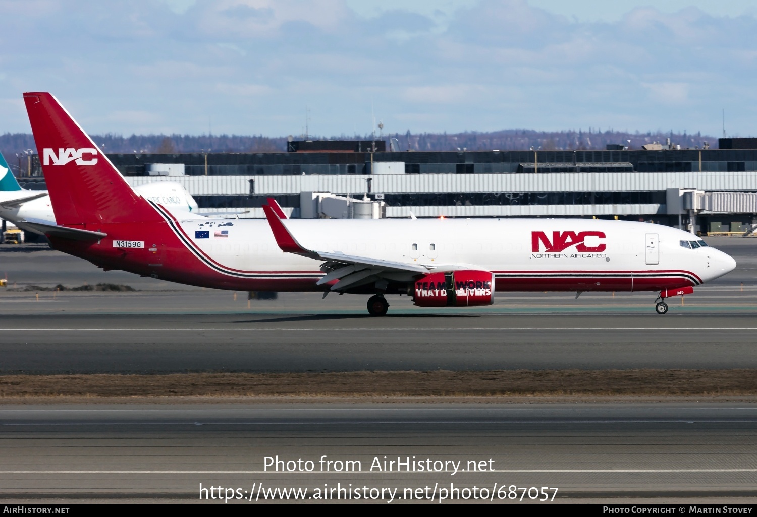 Aircraft Photo of N3159G | Boeing 737-852(SF) | Northern Air Cargo - NAC | AirHistory.net #687057