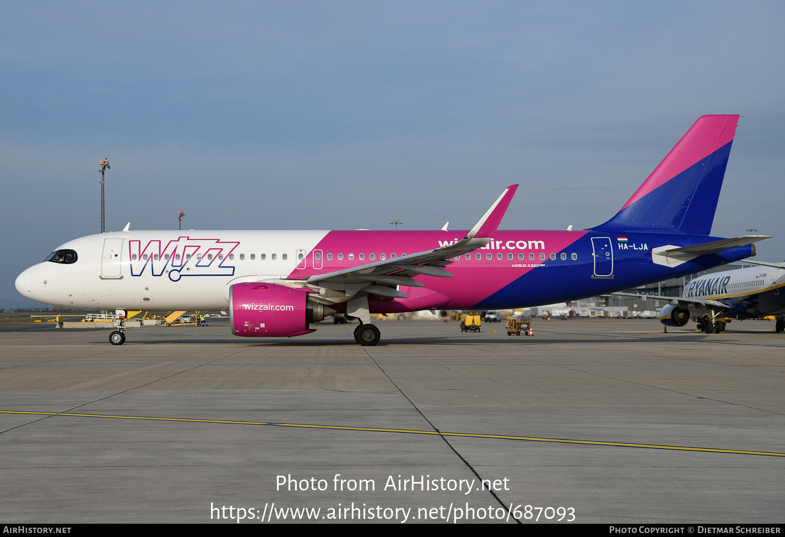 Aircraft Photo of HA-LJA | Airbus A320-271N | Wizz Air | AirHistory.net #687093