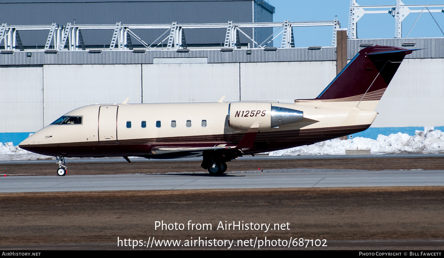 Aircraft Photo of N125PS | Canadair Challenger 601 (CL-600-2A12) | AirHistory.net #687102