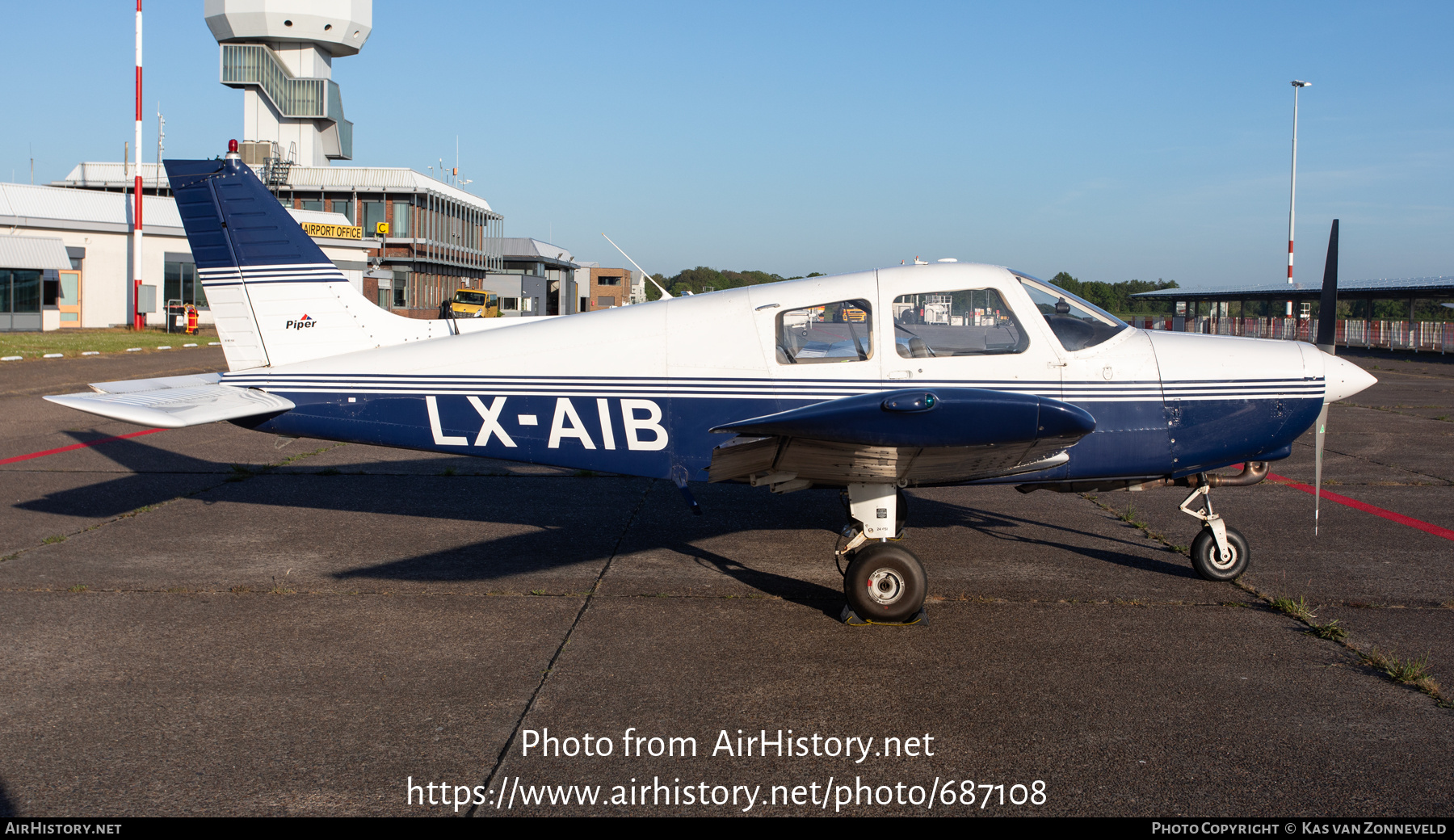 Aircraft Photo of LX-AIB | Piper PA-28-161 Cadet | AirHistory.net #687108