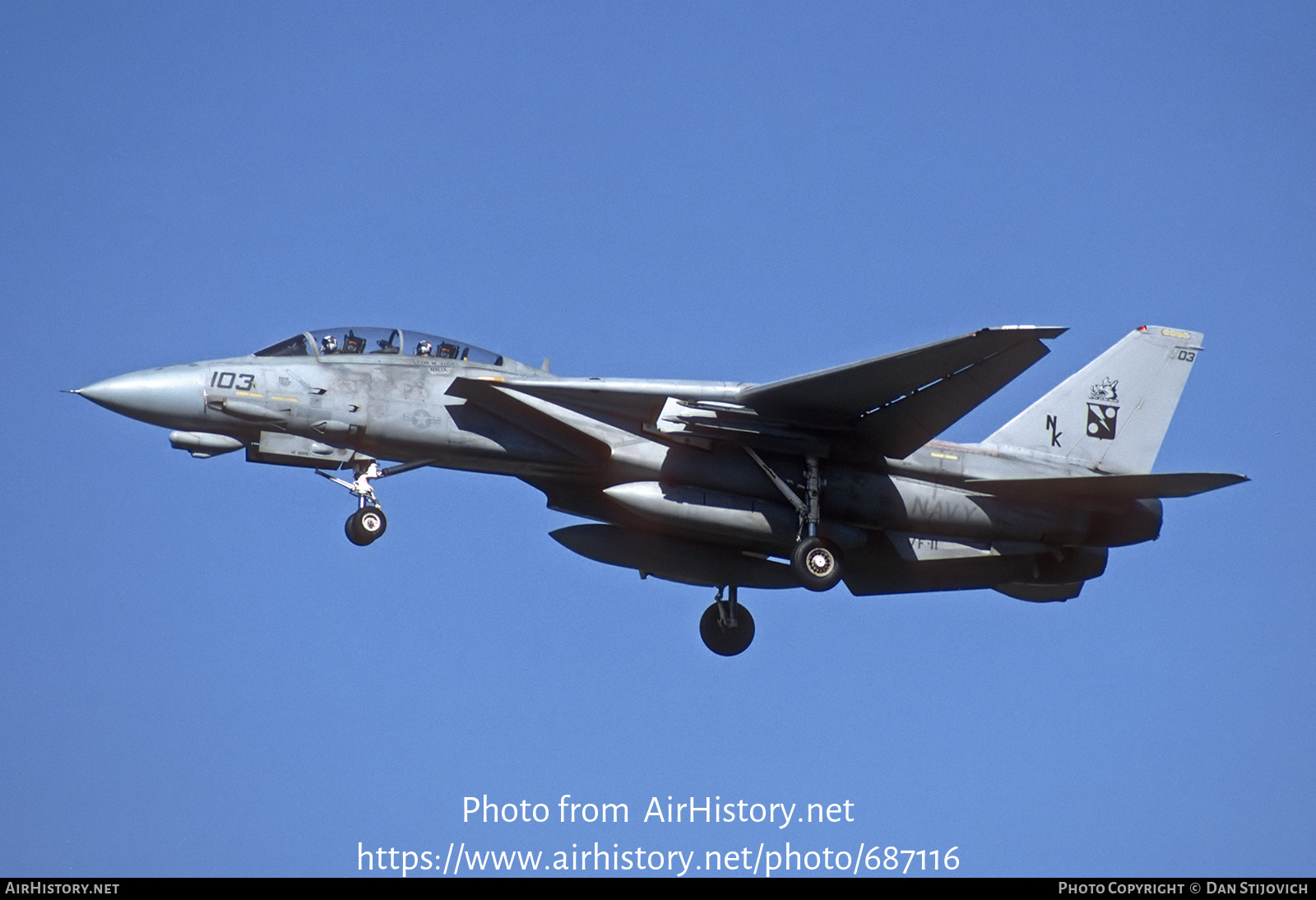 Aircraft Photo of 164345 | Grumman F-14D Tomcat | USA - Navy | AirHistory.net #687116