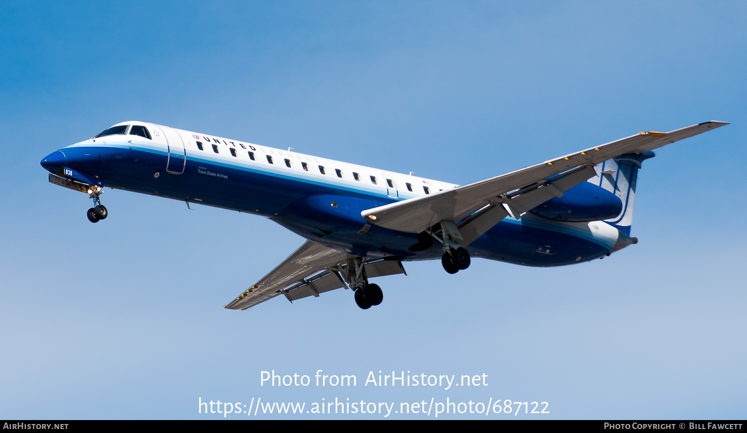 Aircraft Photo of N838HK | Embraer ERJ-145LR (EMB-145LR) | United Express | AirHistory.net #687122