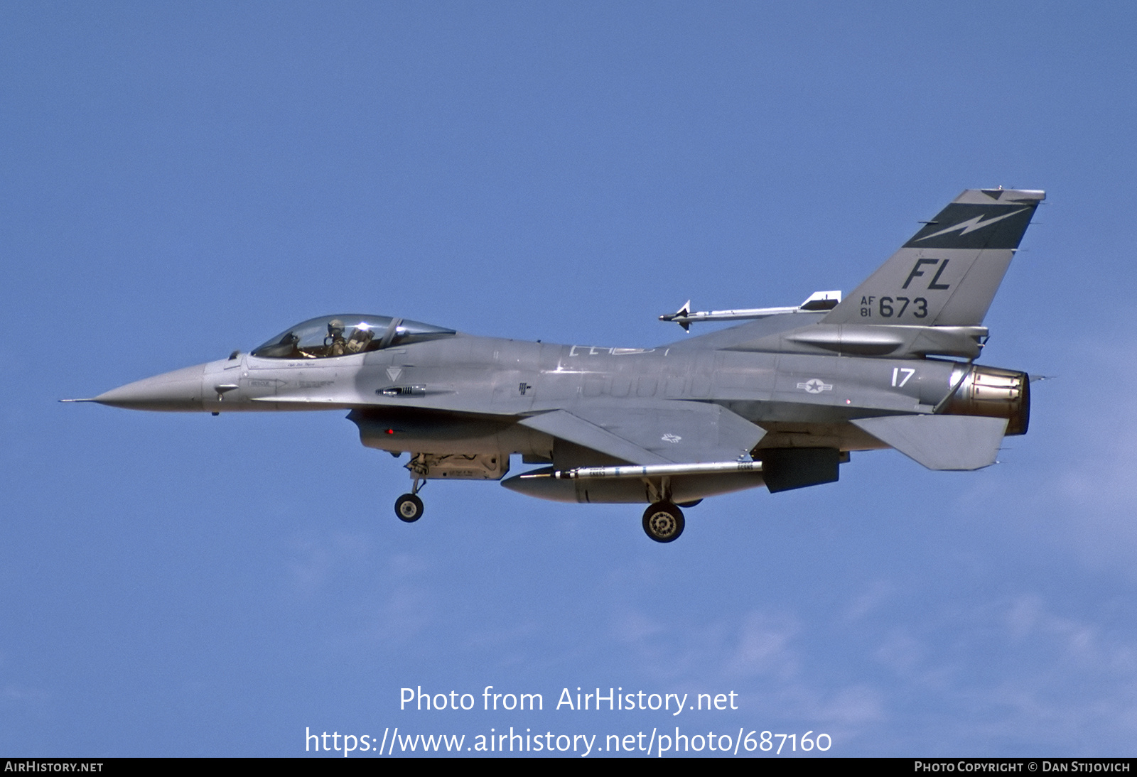 Aircraft Photo of 81-0673 / AF81-673 | General Dynamics F-16A/ADF Fighting Falcon | USA - Air Force | AirHistory.net #687160