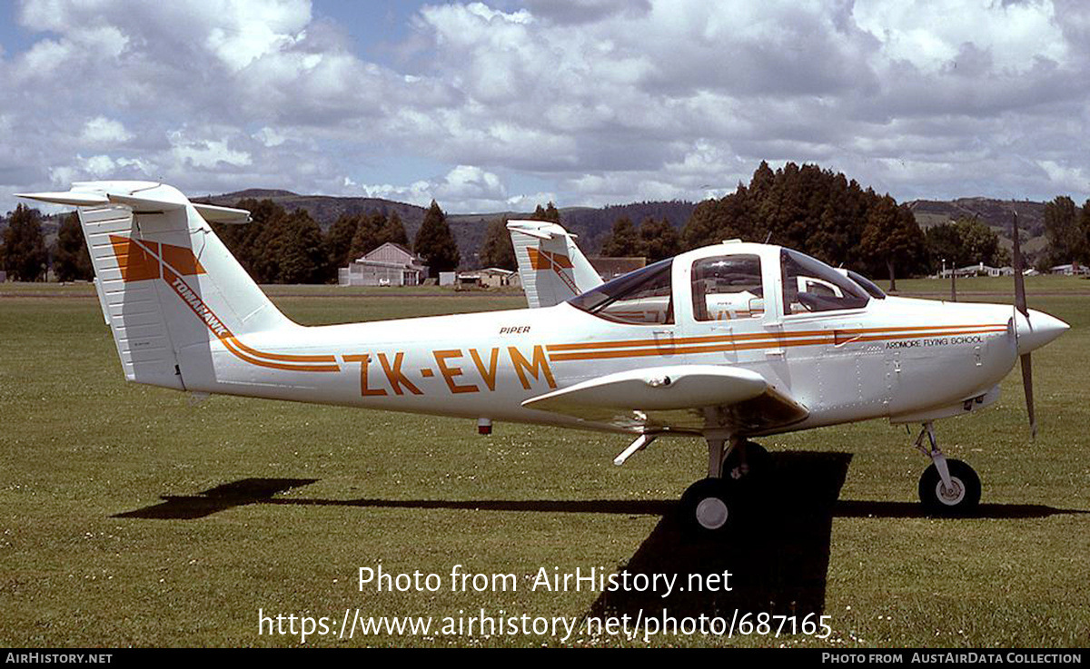 Aircraft Photo of ZK-EVM | Piper PA-38-112 Tomahawk | Ardmore Flying School | AirHistory.net #687165