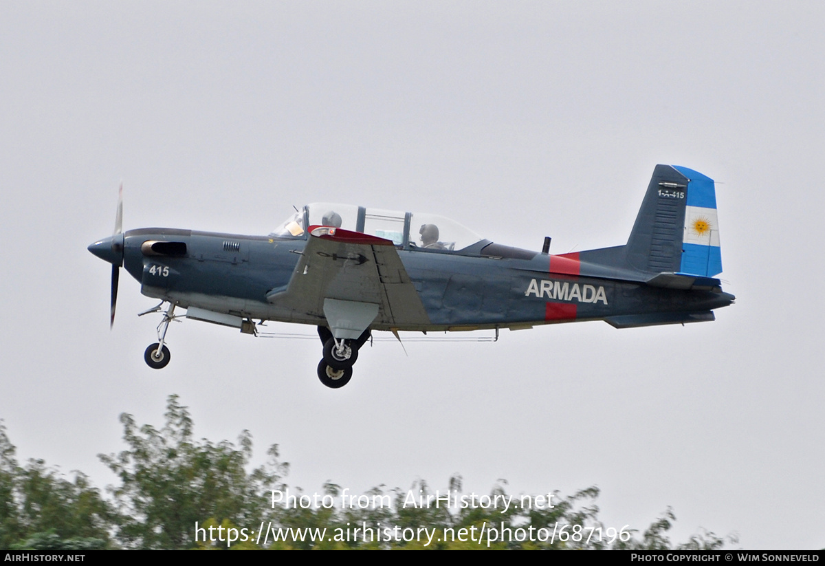 Aircraft Photo of 0733 | Beech T-34C-1 Turbo Mentor | Argentina - Navy | AirHistory.net #687196