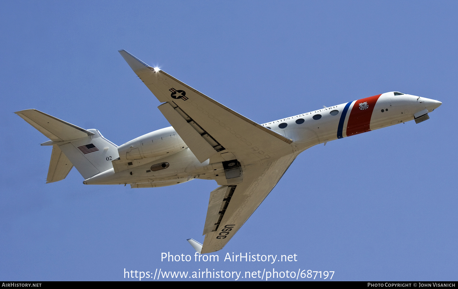 Aircraft Photo of 02 | Gulfstream Aerospace C-37A Gulfstream V (G-V) | USA - Coast Guard | AirHistory.net #687197