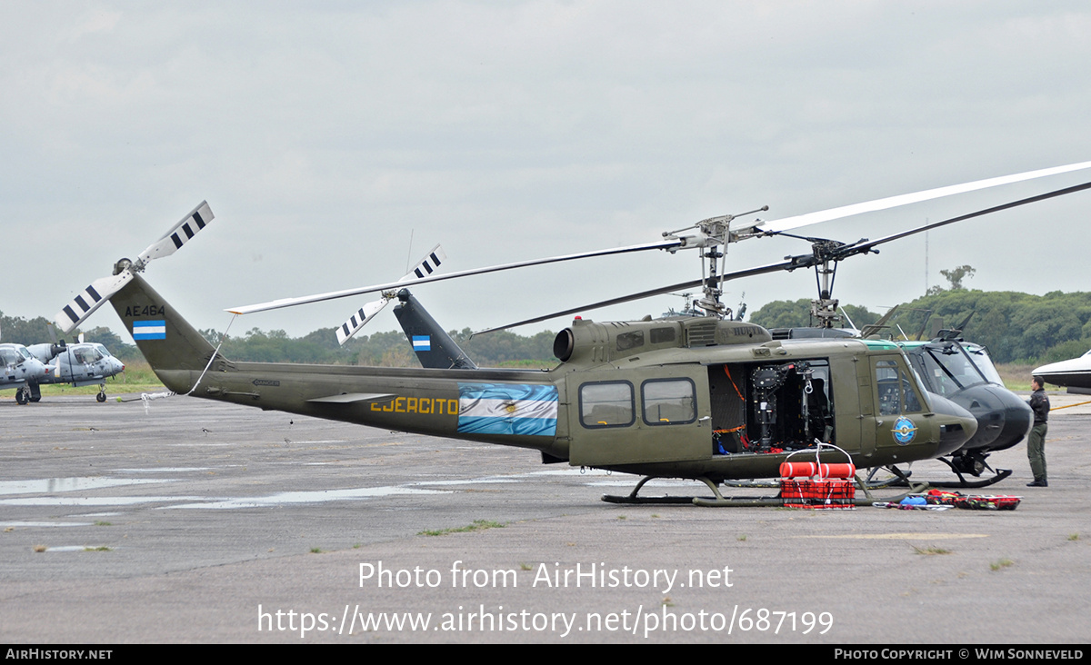 Aircraft Photo of AE-464 | Bell UH-1H-II Iroquois | Argentina - Army | AirHistory.net #687199