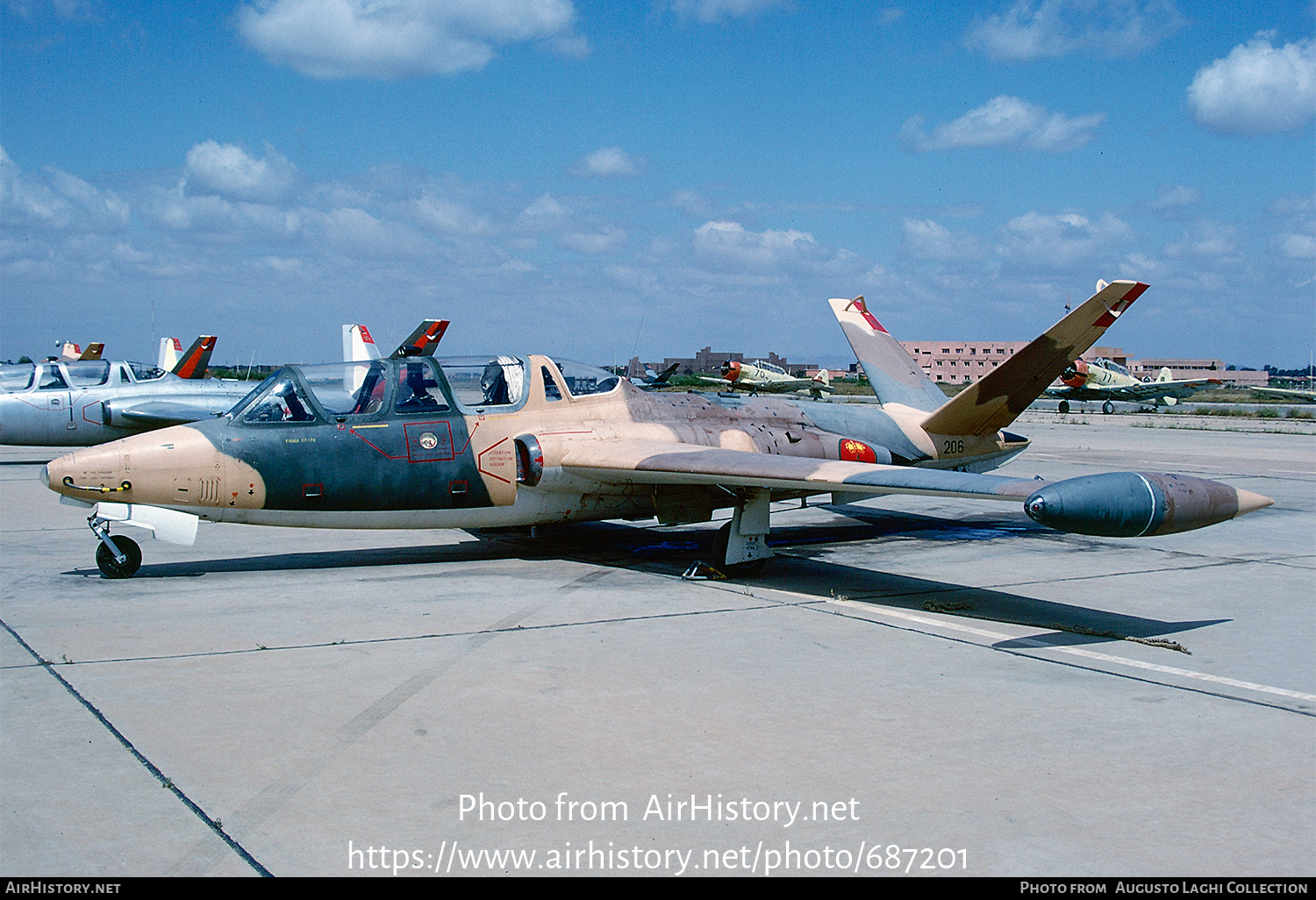 Aircraft Photo of 206 | Fouga CM-170 Magister | Morocco - Air Force ...