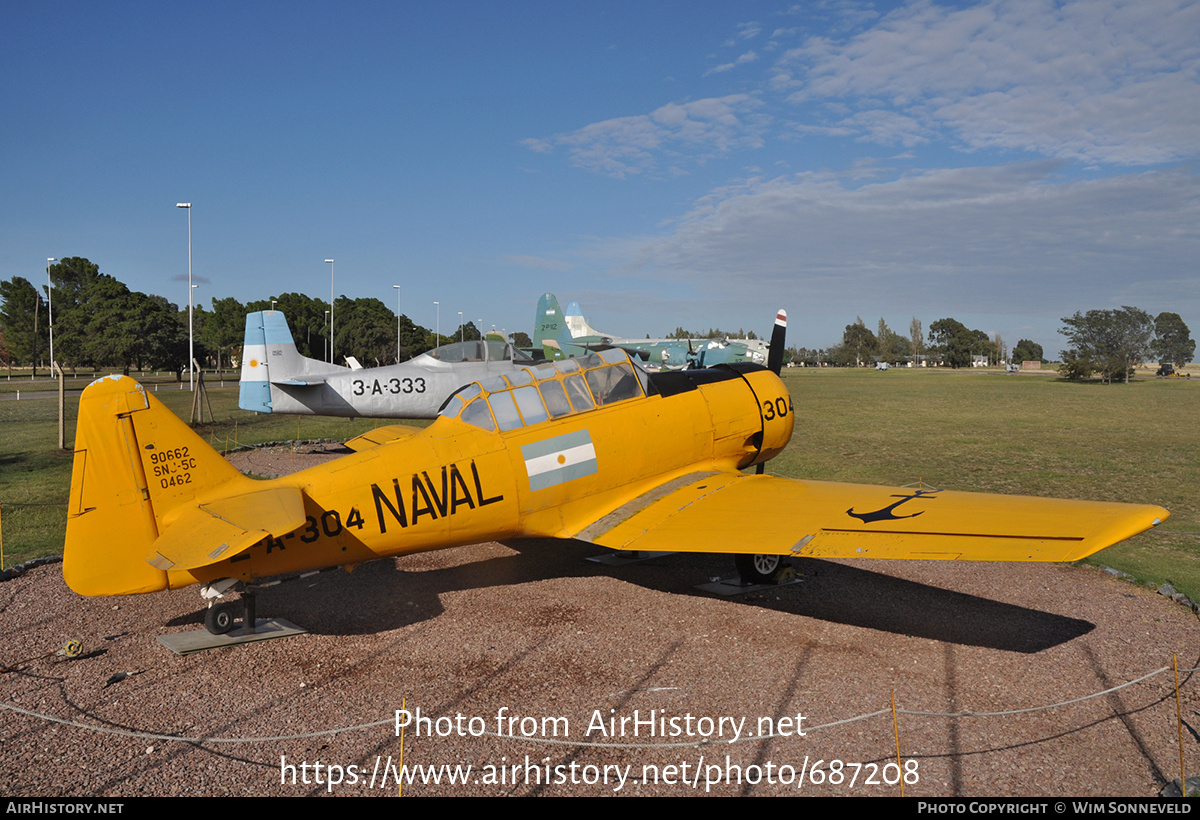 Aircraft Photo of 0462 / 90662 | North American SNJ-5C Texan | Argentina - Navy | AirHistory.net #687208