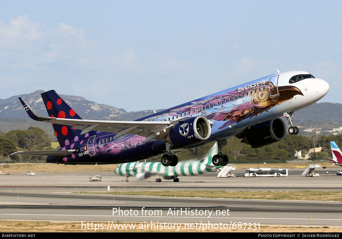 Aircraft Photo of OO-SBB | Airbus A320-251N | Brussels Airlines | AirHistory.net #687231