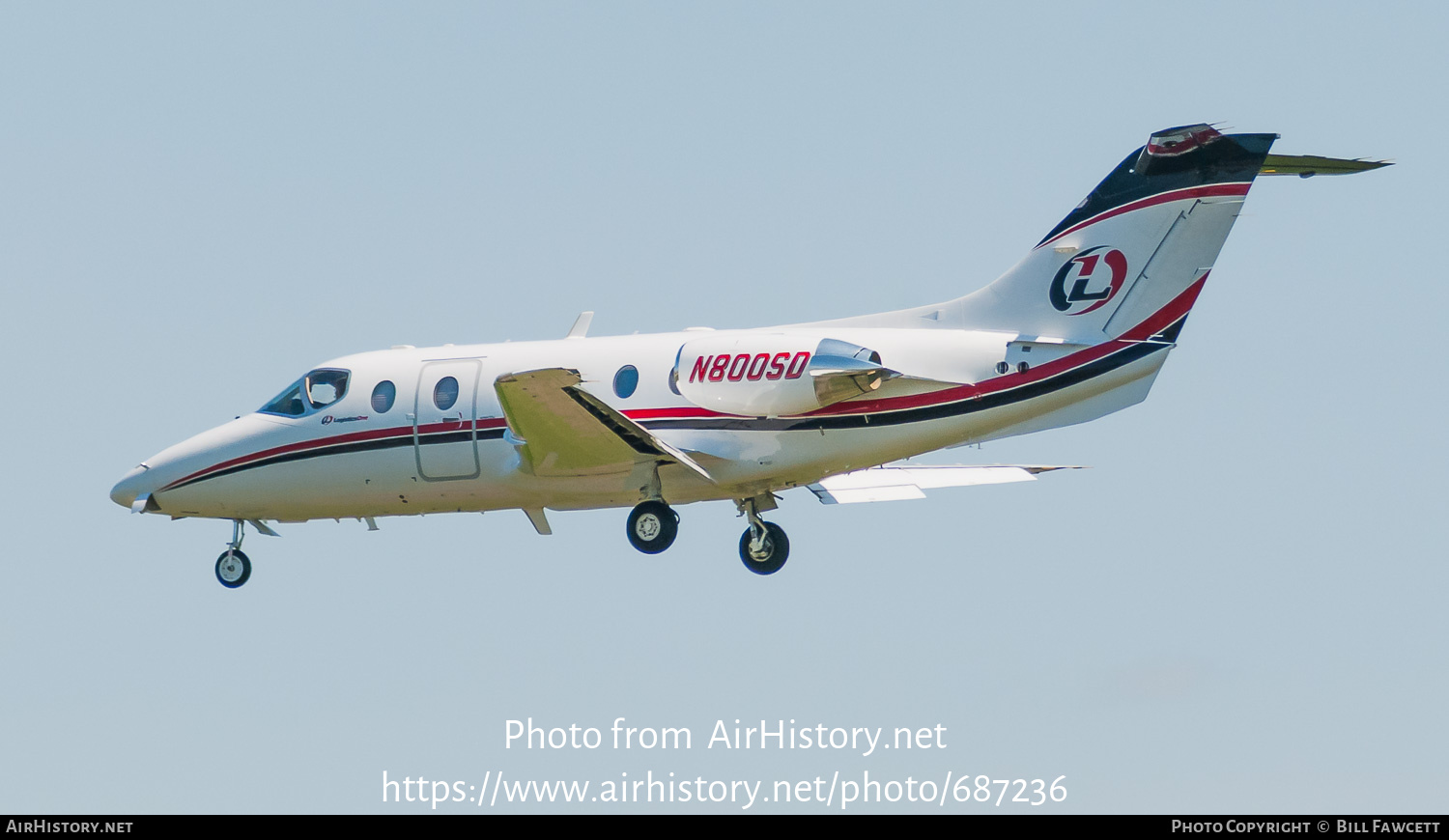 Aircraft Photo of N800SD | Beech Beechjet 400A | Logistics One | AirHistory.net #687236