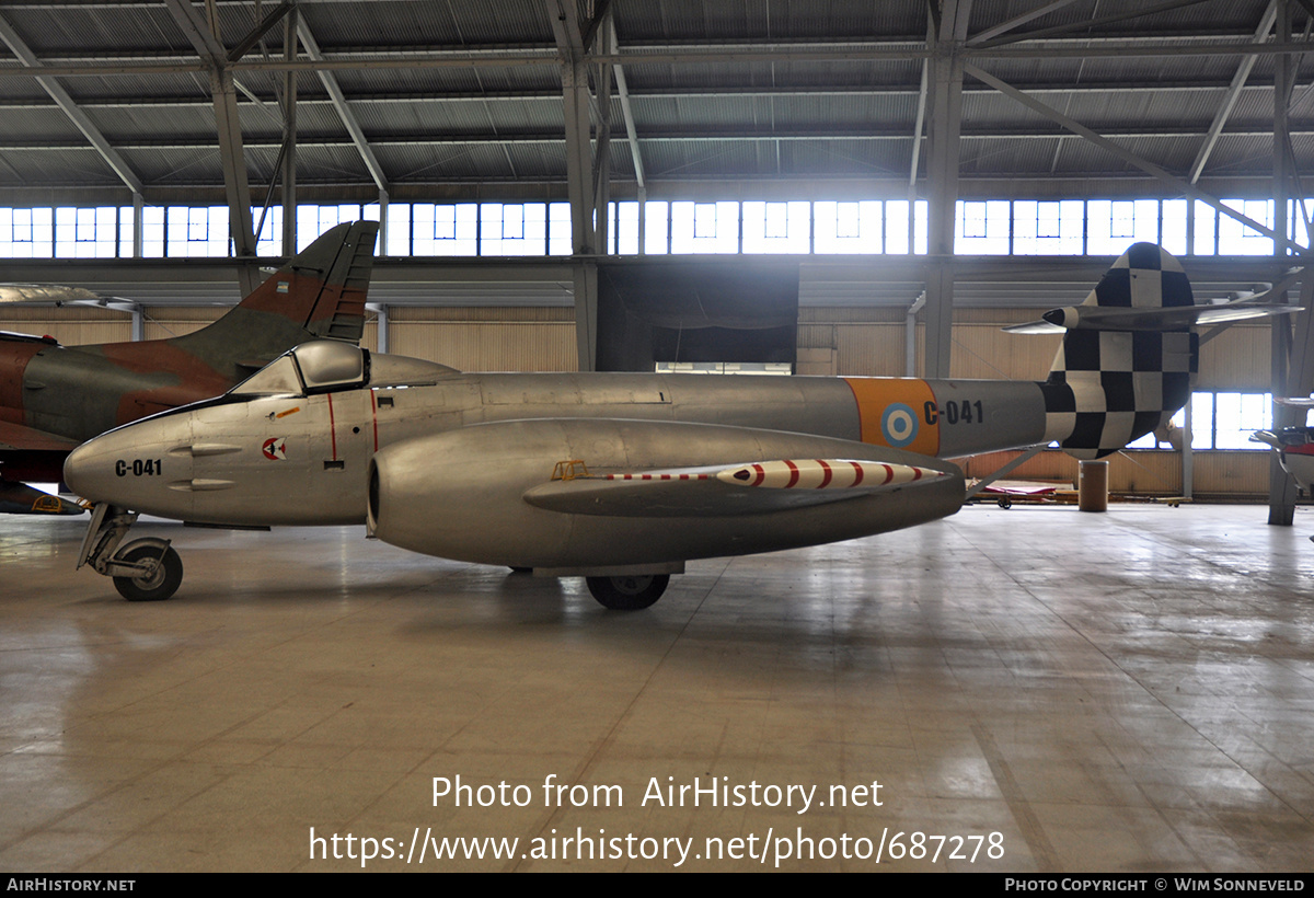 Aircraft Photo of C-041 | Gloster Meteor F4 | Argentina - Air Force | AirHistory.net #687278