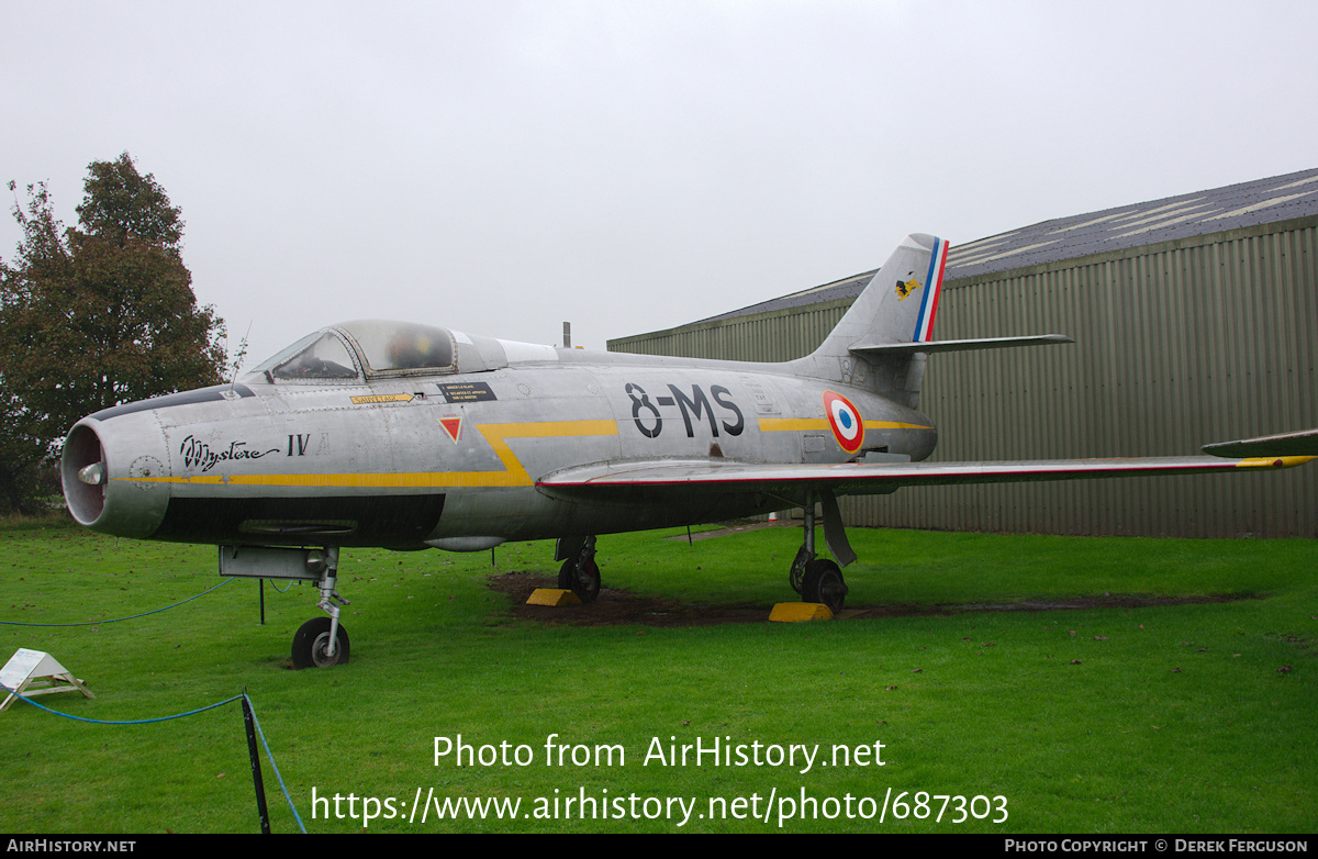 Aircraft Photo of 83 | Dassault MD-454 Mystere IV A | France - Air Force | AirHistory.net #687303