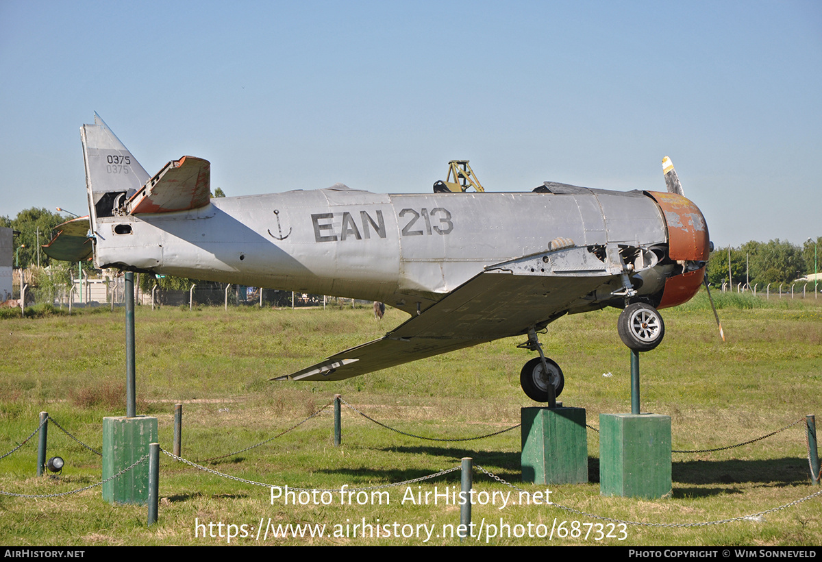 Aircraft Photo of 0375 | North American SNJ-5 Texan | Argentina - Navy | AirHistory.net #687323