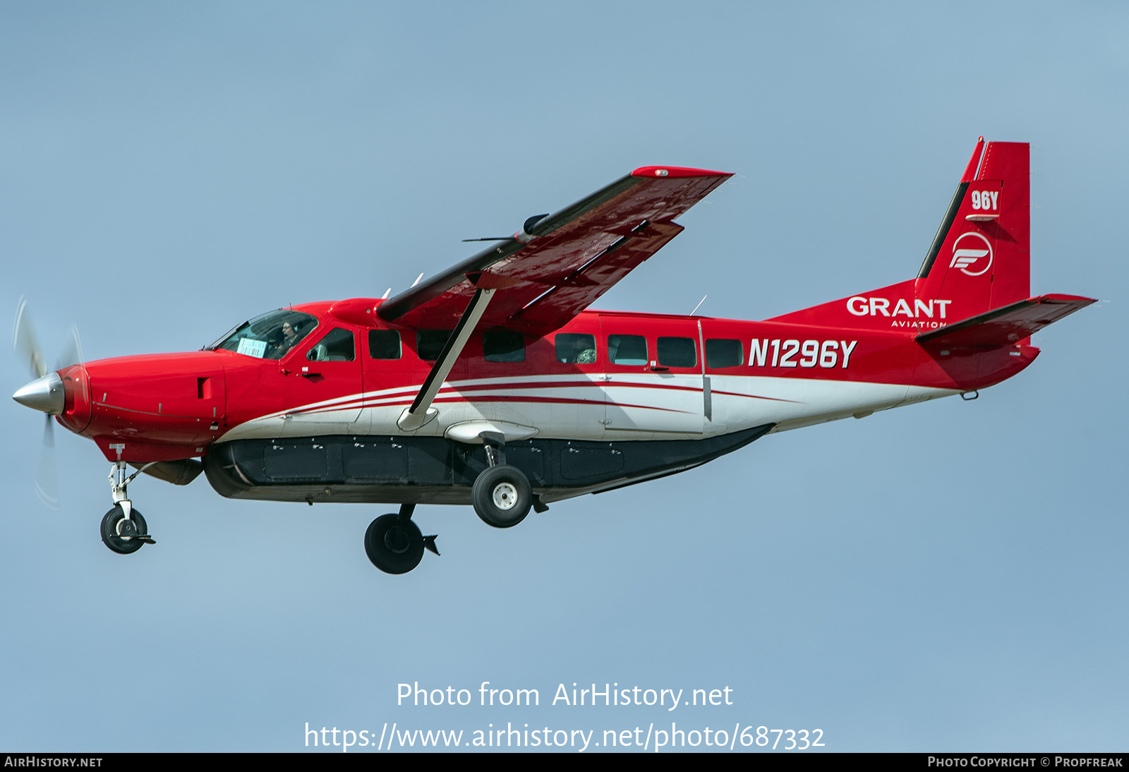 Aircraft Photo of N1296Y | Cessna 208B Grand Caravan | Grant Aviation | AirHistory.net #687332