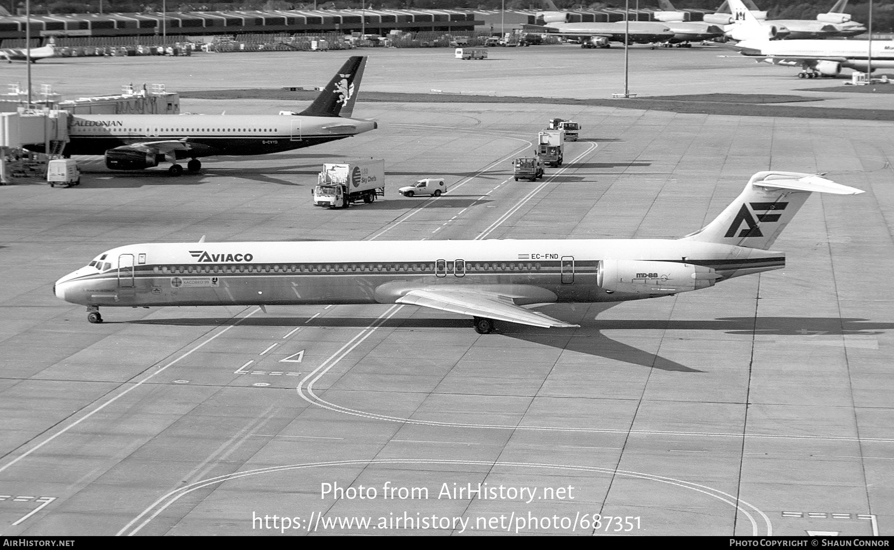 Aircraft Photo of EC-FND | McDonnell Douglas MD-88 | Aviaco | AirHistory.net #687351