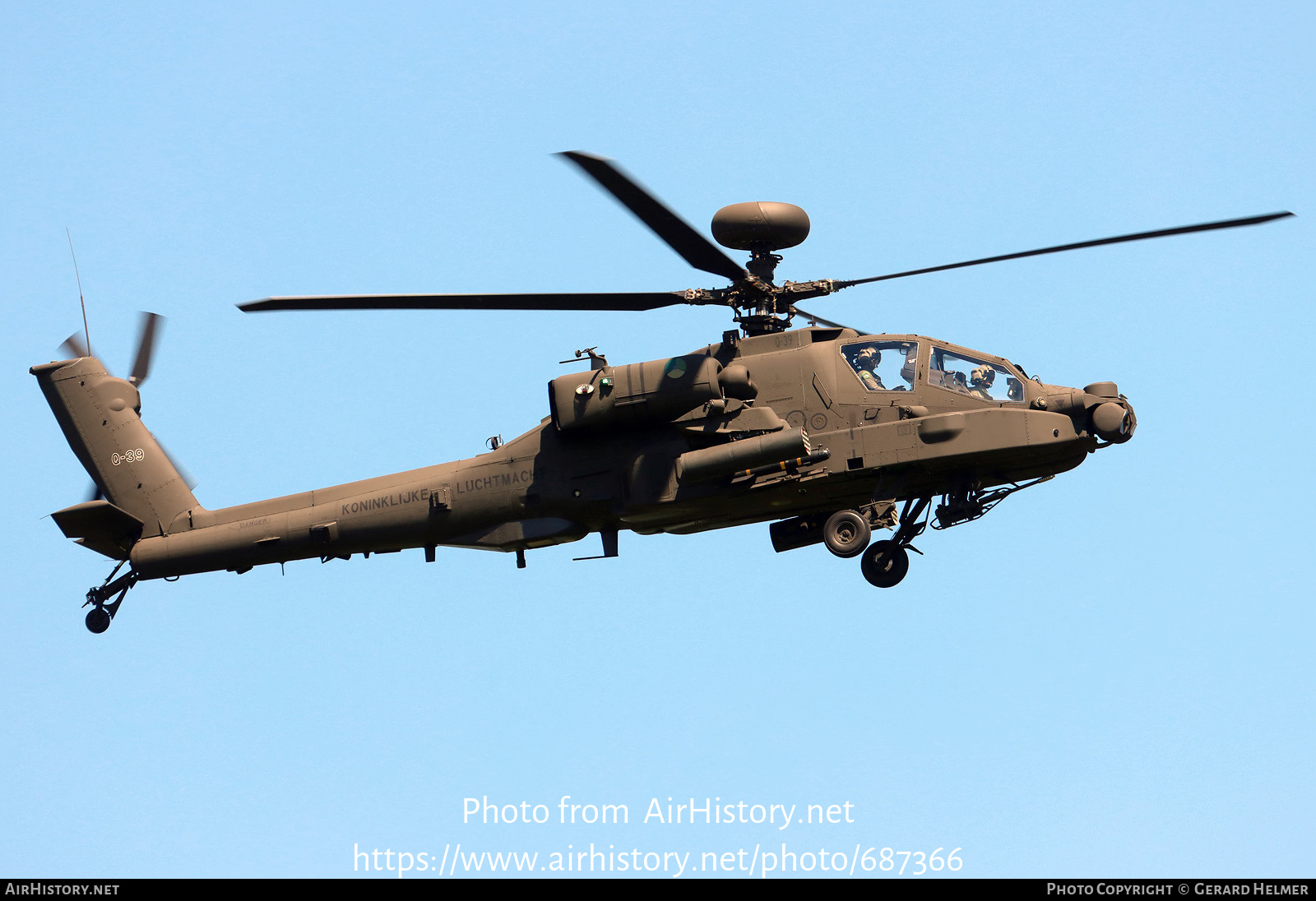 Aircraft Photo of Q-39 | Boeing AH-64E Apache Guardian | Netherlands - Air Force | AirHistory.net #687366