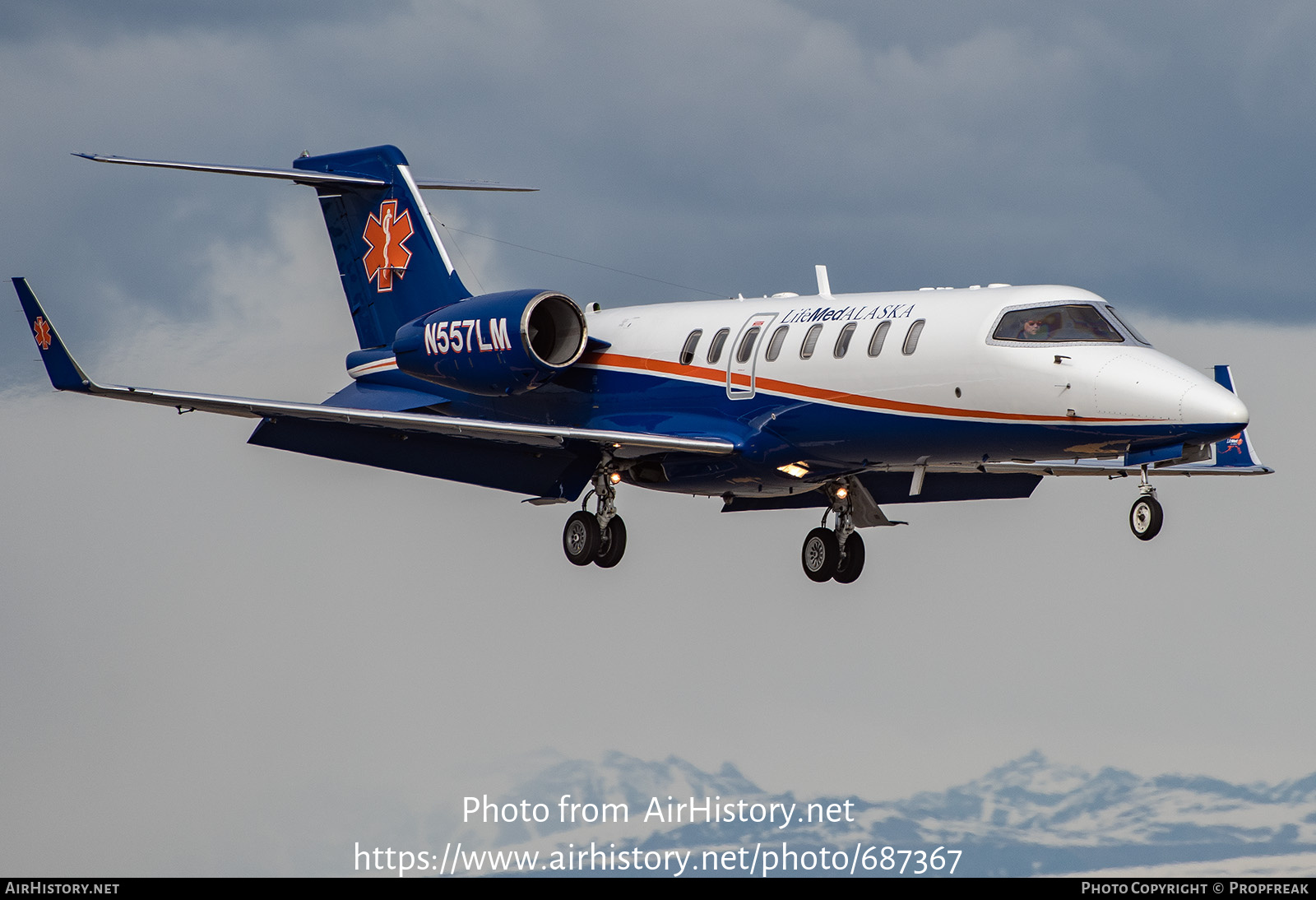 Aircraft Photo of N557LM | Learjet 45 | LifeMed Alaska | AirHistory.net #687367