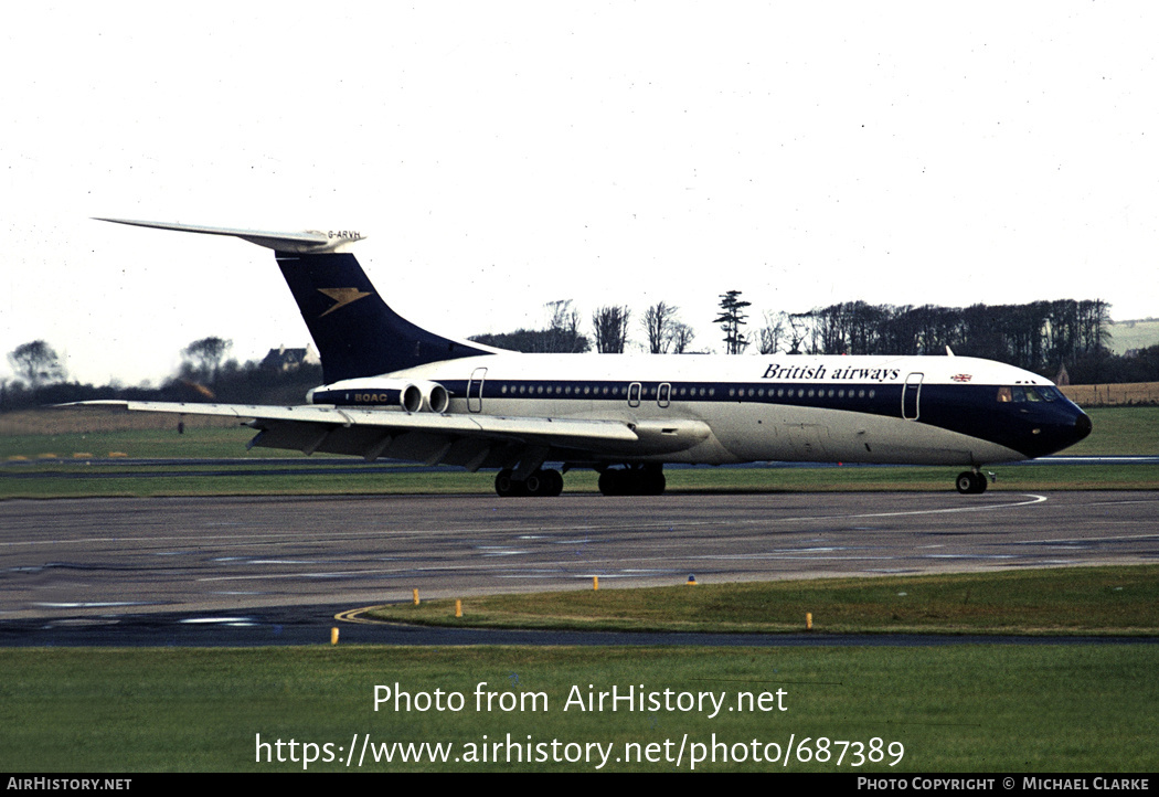 Aircraft Photo of G-ARVH | Vickers VC10 Srs1101 | British Airways | AirHistory.net #687389