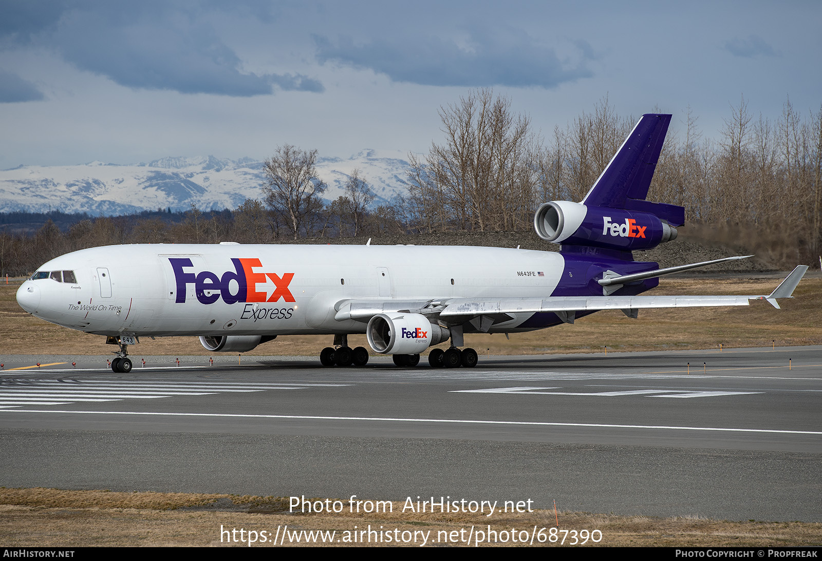 Aircraft Photo of N643FE | McDonnell Douglas MD-11F | FedEx Express - Federal Express | AirHistory.net #687390