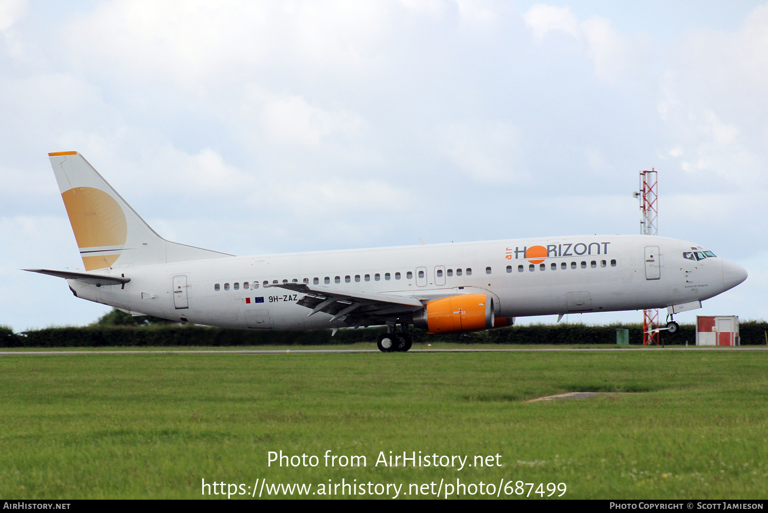 Aircraft Photo of 9H-ZAZ | Boeing 737-436 | Air Horizont | AirHistory.net #687499