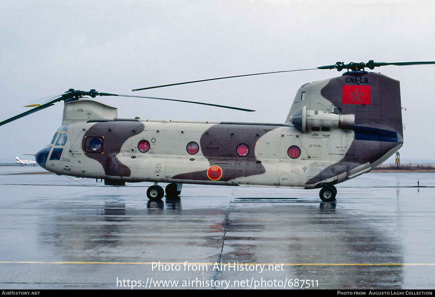 Aircraft Photo of CNA-LB | Boeing Vertol CH-47C Chinook | Morocco - Air Force | AirHistory.net #687511