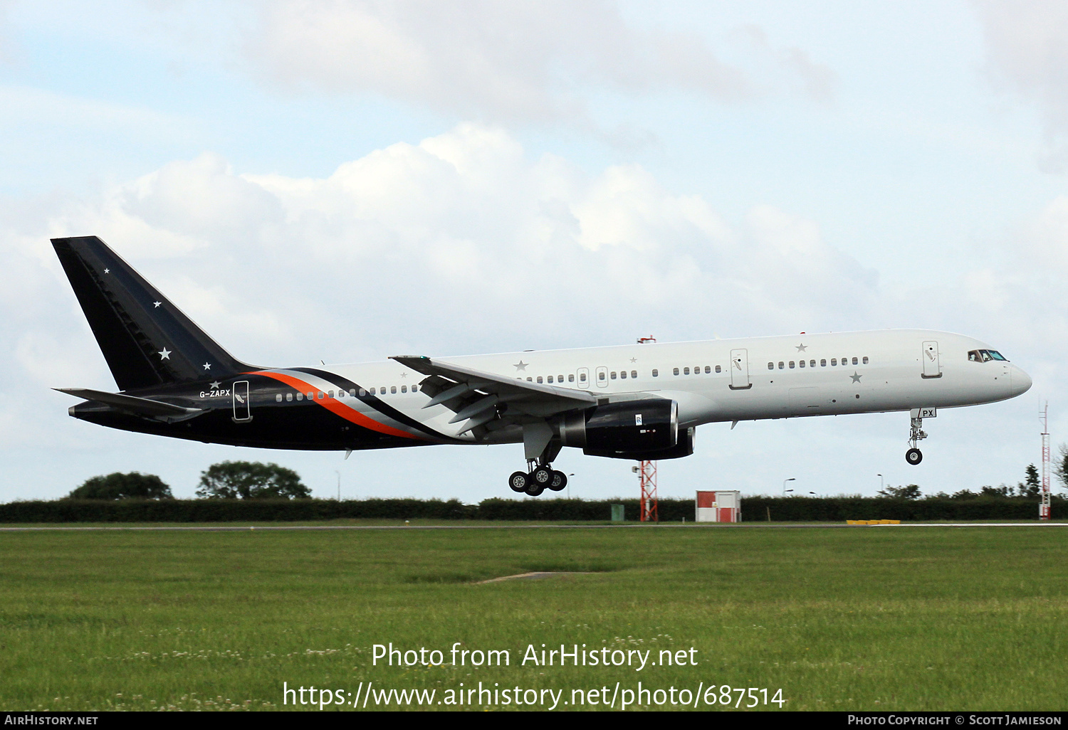 Aircraft Photo of G-ZAPX | Boeing 757-256 | Titan Airways | AirHistory.net #687514