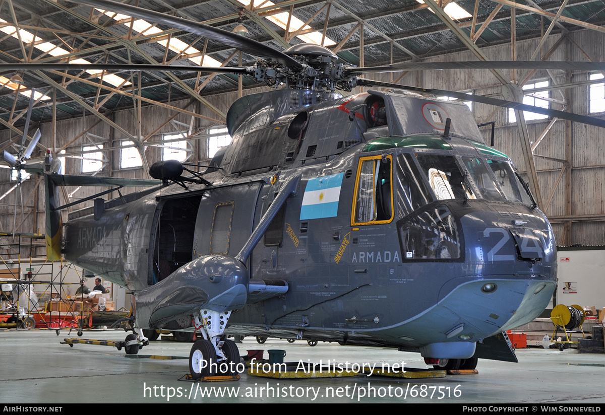 Aircraft Photo of 0882 | Sikorsky UH-3H Sea King (S-61B) | Argentina - Navy | AirHistory.net #687516