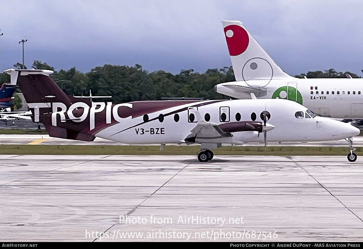 Aircraft Photo of V3-BZE | Beech 1900D | Tropic Air | AirHistory.net #687546