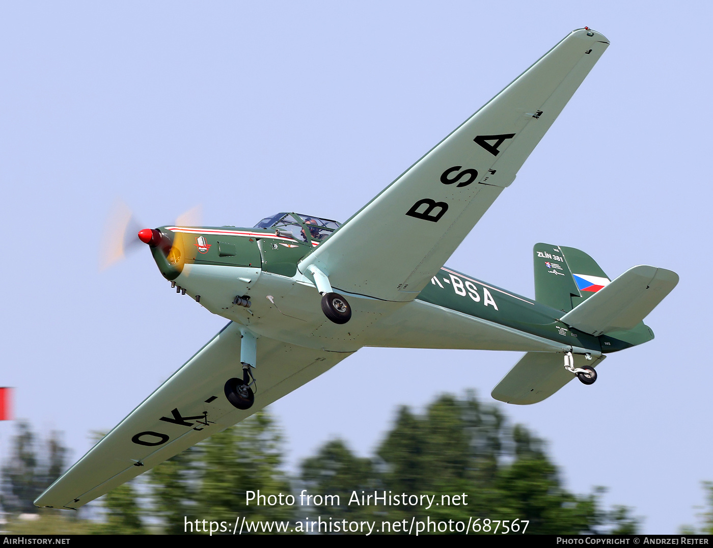 Aircraft Photo of OK-BSA | Zlin Z-381 (C-106) Bestmann | AirHistory.net #687567