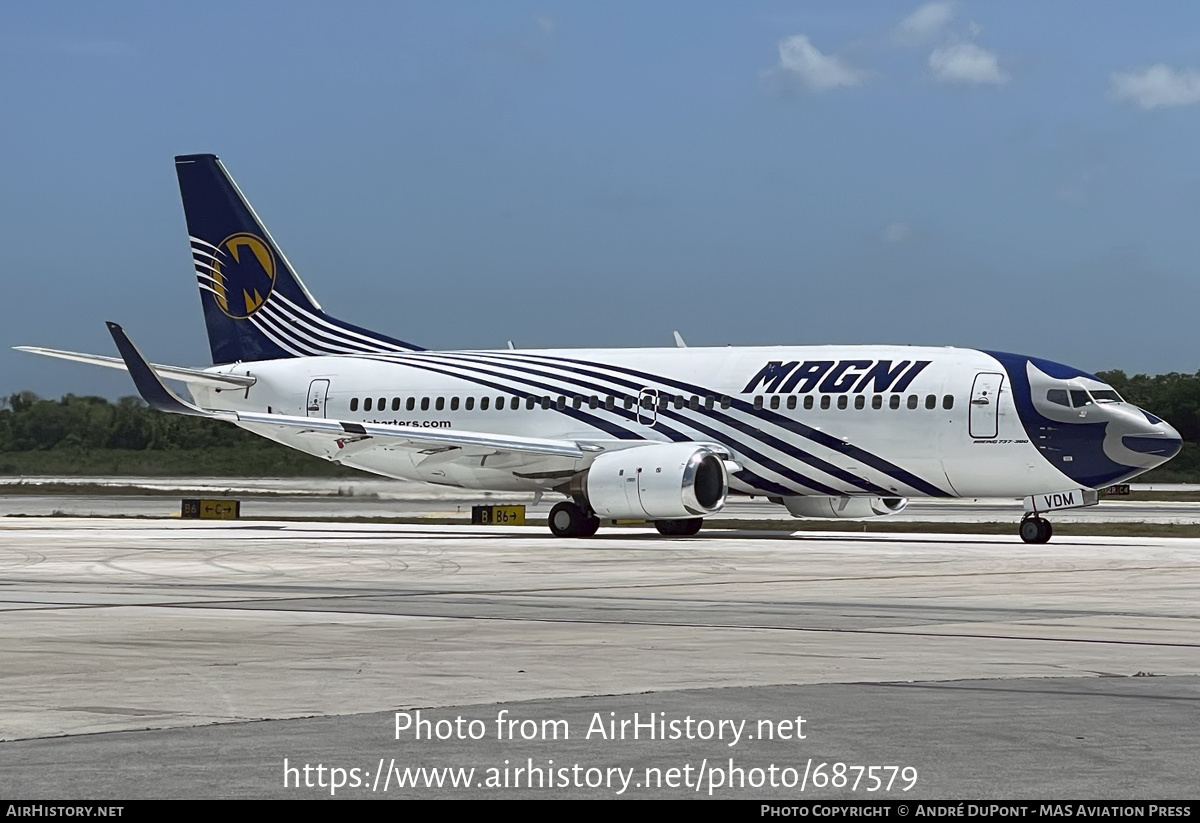 Aircraft Photo of XA-VDM | Boeing 737-3H4 | Magnicharters | AirHistory.net #687579