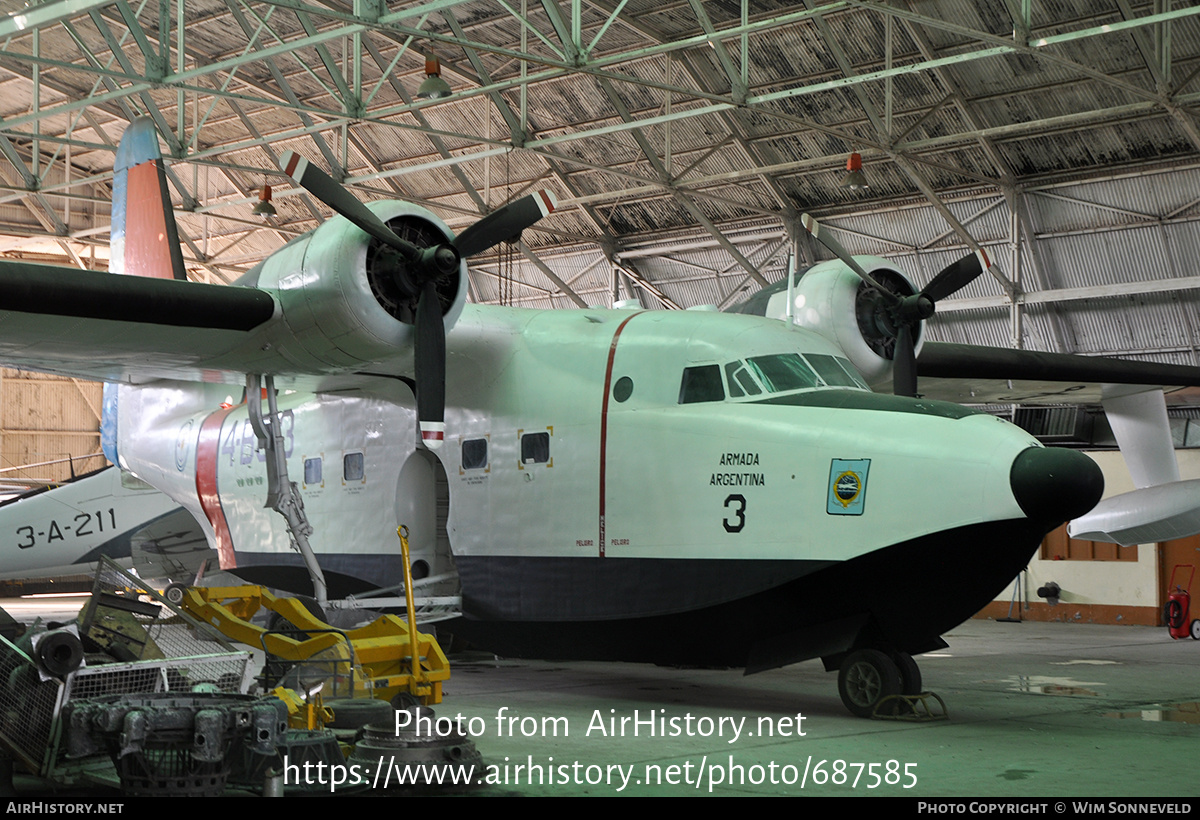 Aircraft Photo of 4-BS-3 | Grumman HU-16B Albatross | Argentina - Navy | AirHistory.net #687585