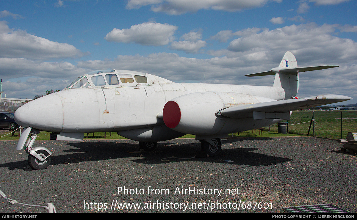 Aircraft Photo of VW453 | Gloster Meteor T7 | UK - Air Force | AirHistory.net #687601