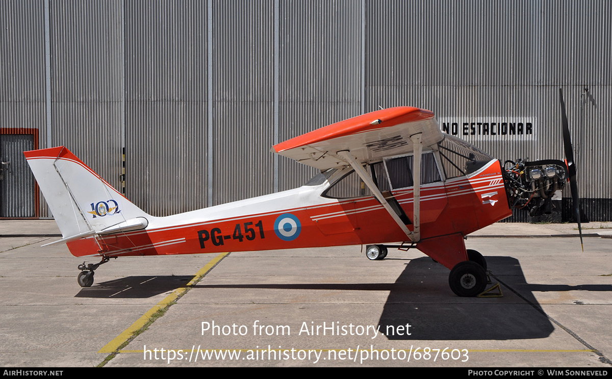 Aircraft Photo of PG-451 | Aero Boero AB-180RVR | Argentina - Air Force | AirHistory.net #687603