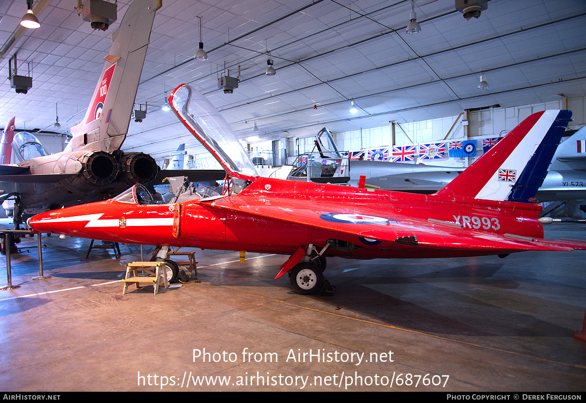 Aircraft Photo of XR993 | Hawker Siddeley Gnat T1 | UK - Air Force | AirHistory.net #687607