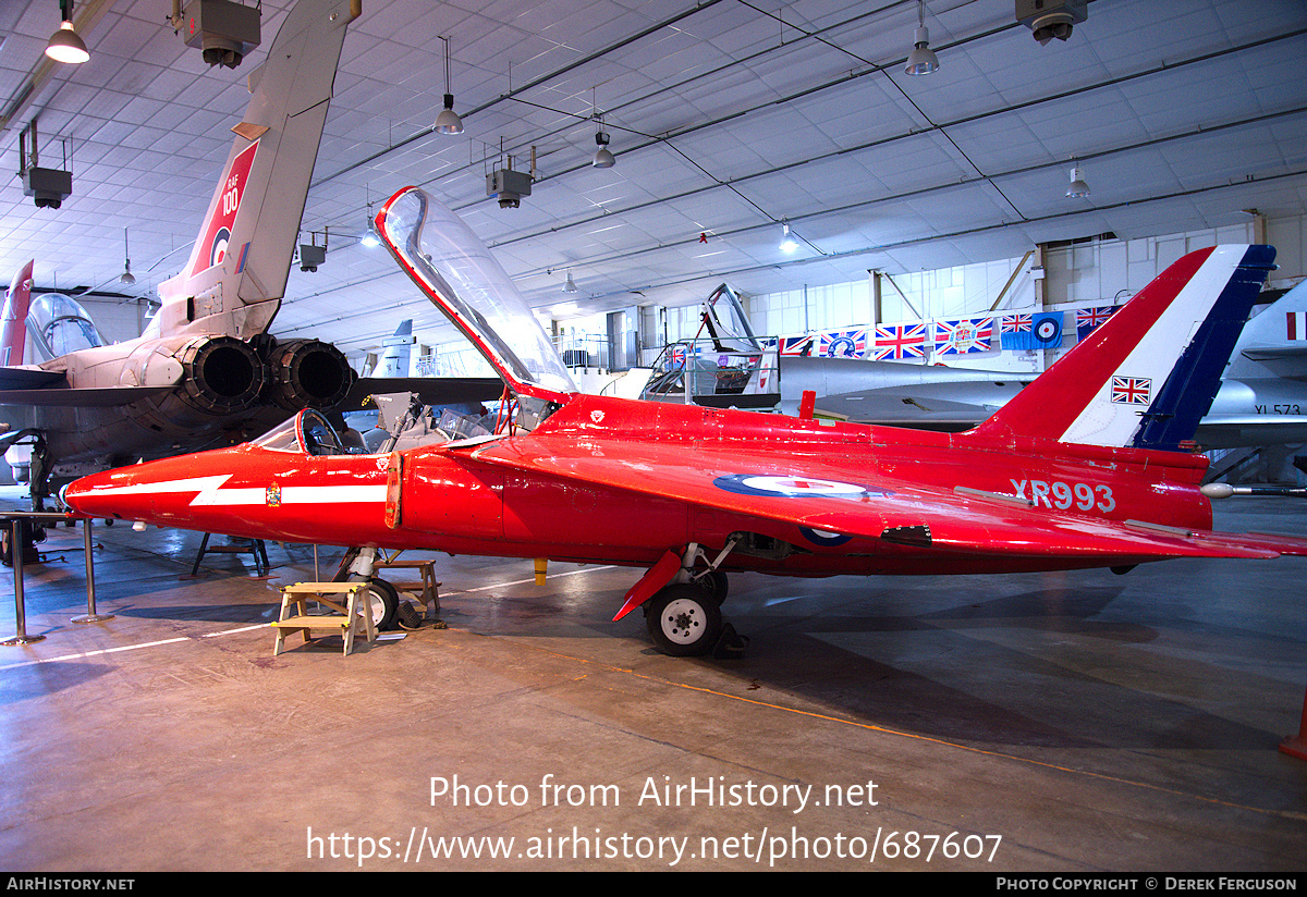 Aircraft Photo of XR993 | Hawker Siddeley Gnat T.1 | UK - Air Force | AirHistory.net #687607