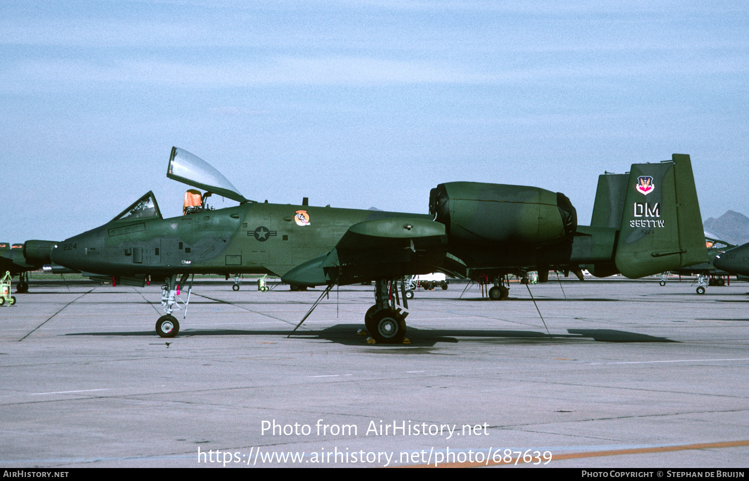 Aircraft Photo of 77-0224 / AF77-224 | Fairchild A-10A Thunderbolt II | USA - Air Force | AirHistory.net #687639