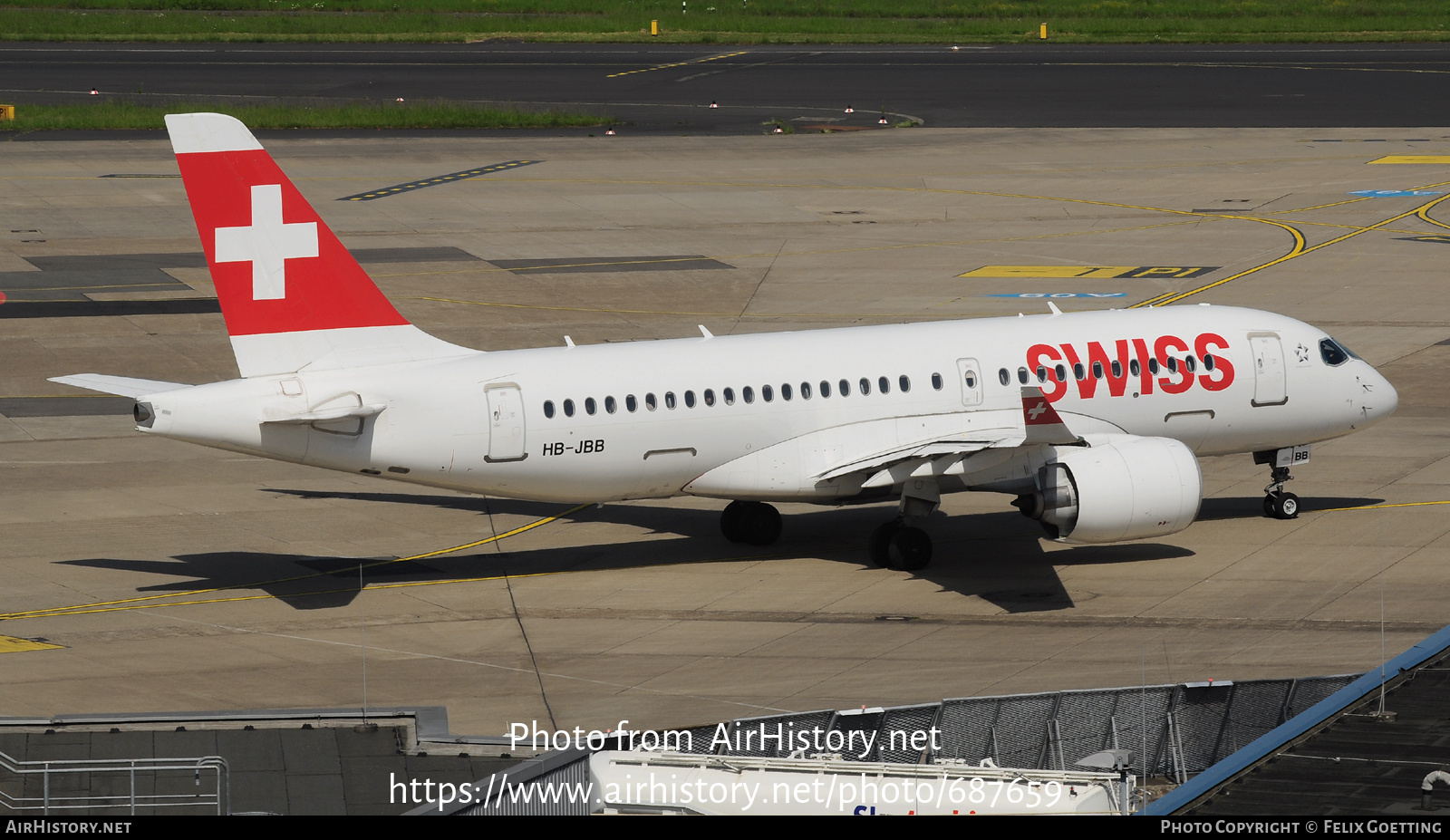 Aircraft Photo of HB-JBB | Bombardier CSeries CS100 (BD-500-1A10) | Swiss International Air Lines | AirHistory.net #687659