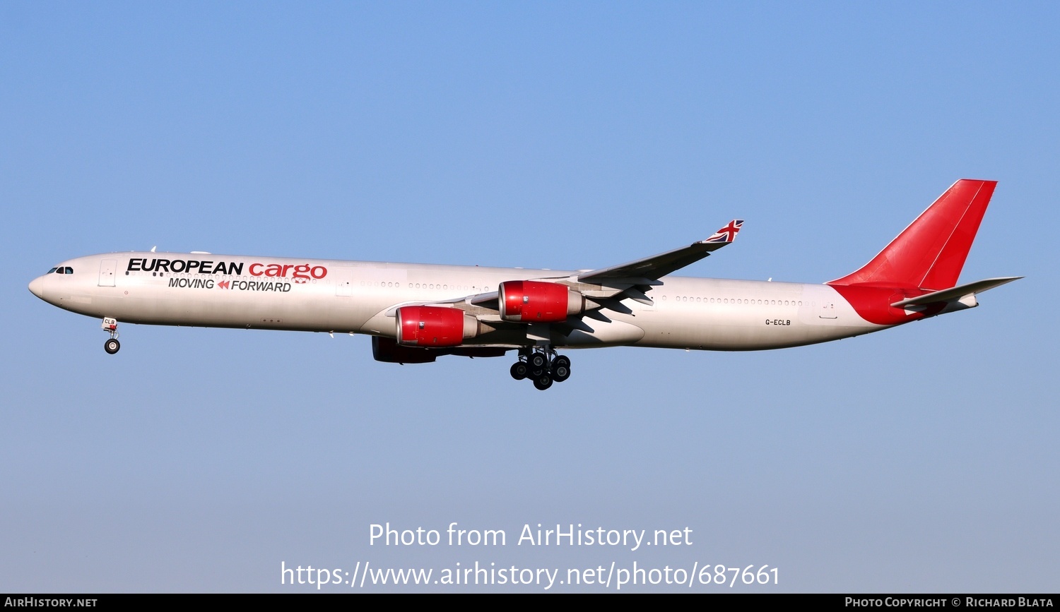 Aircraft Photo of G-ECLB | Airbus A340-642 | European Cargo | AirHistory.net #687661